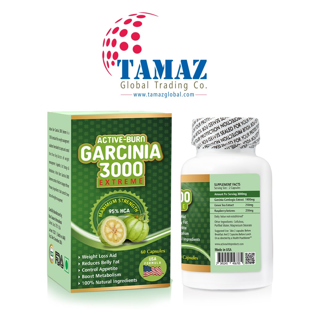 Active Burn Garcinia 3000 Extreme Weight Loss Capsules