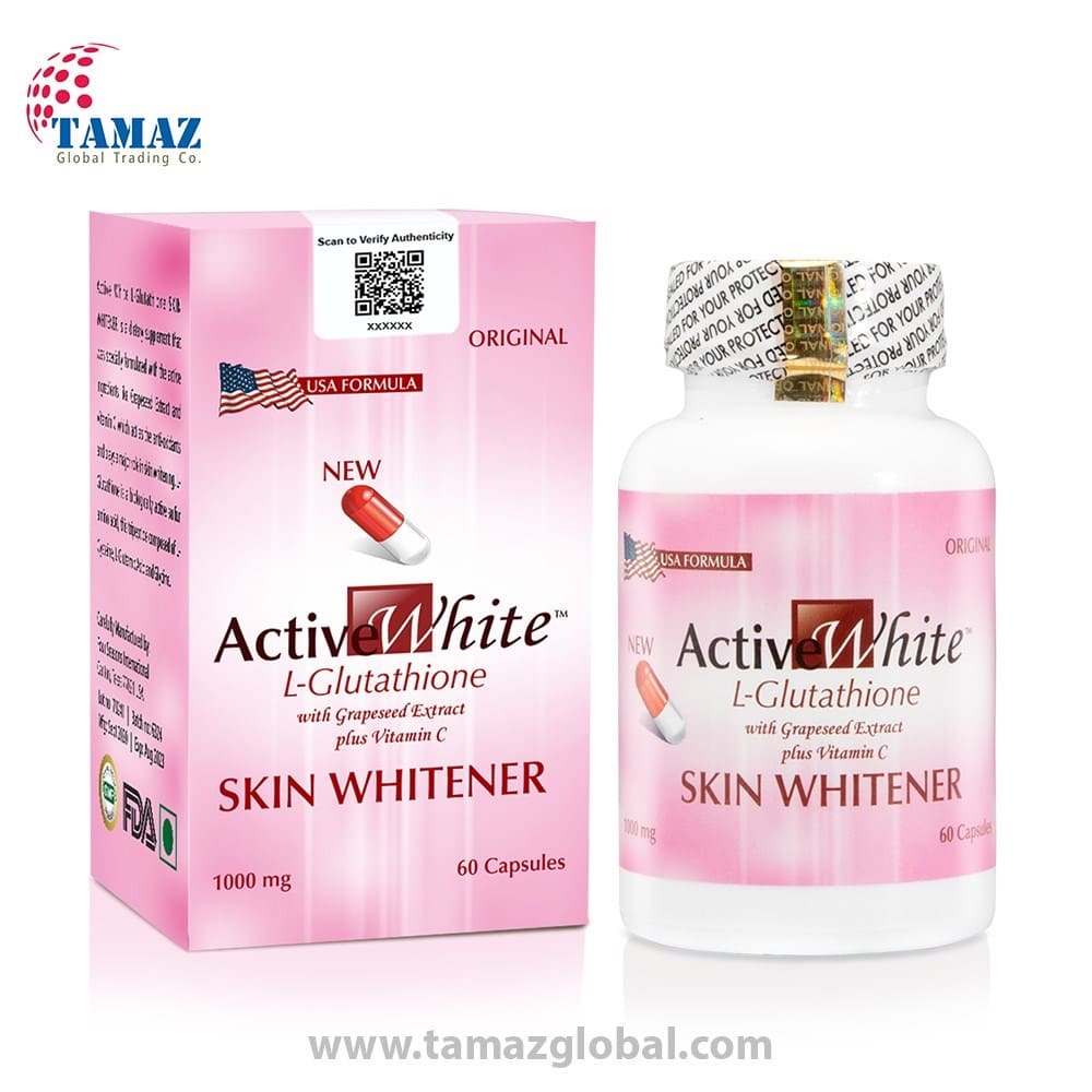 Active White L Glutathione Skin Whitening Capsules