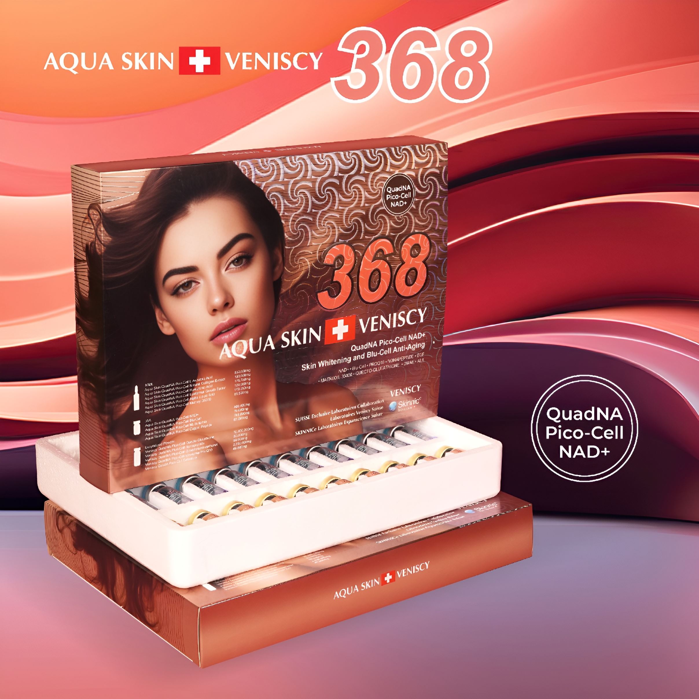 Aqua Skin Veniscy 368 Glutathione Injection