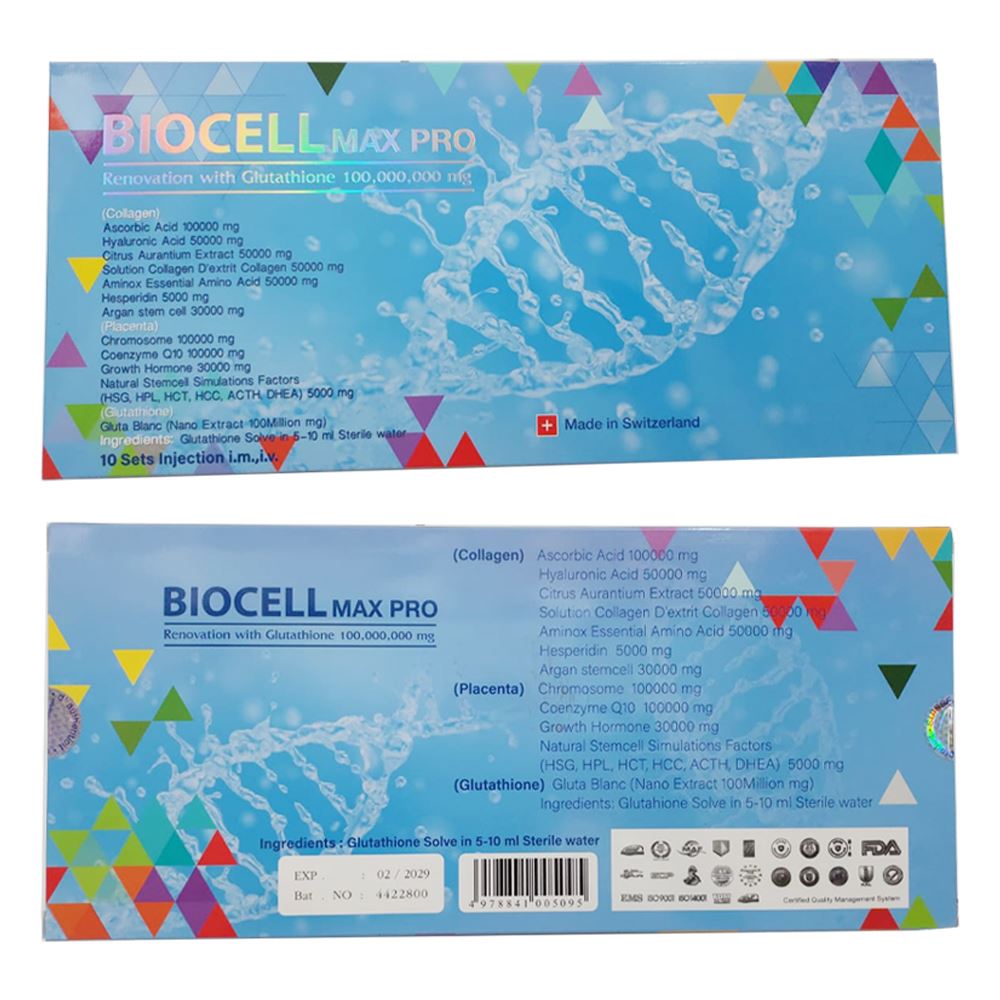 Biocell Max Pro Renovation with Glutathione Injection