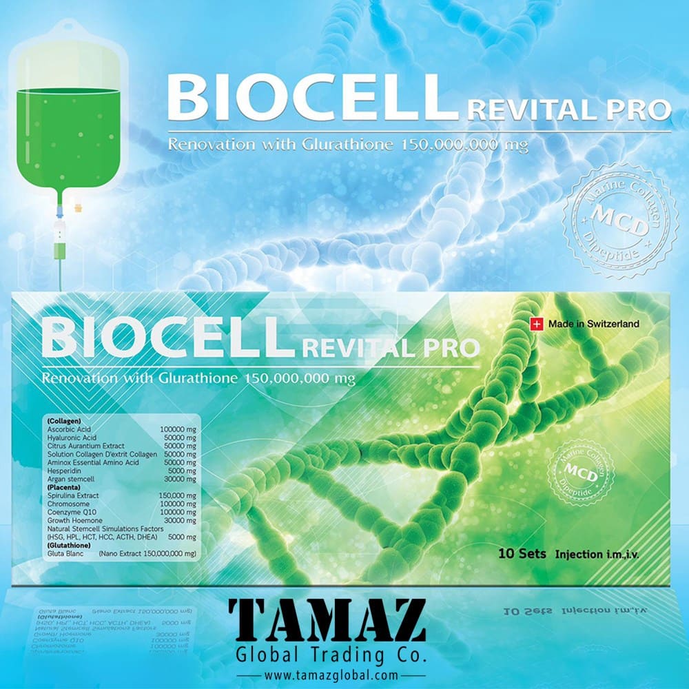 Biocell Revital Pro Renovation With Glutathione 150,000,000 mg Injection