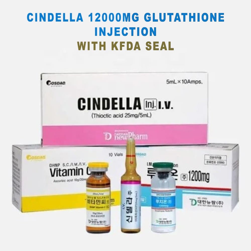 Cindella 1200mg Glutathione Injection With KFDA Seal