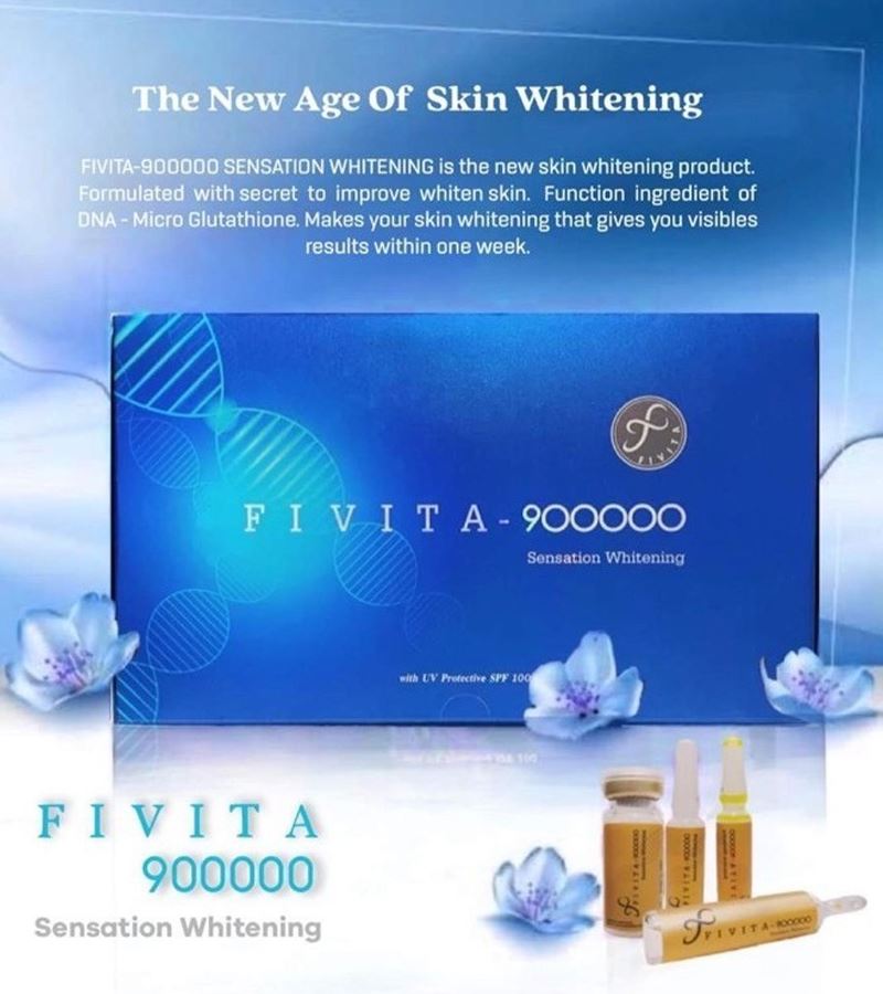 FIVITA 900000 Sensation Whitening Glutathione Injection