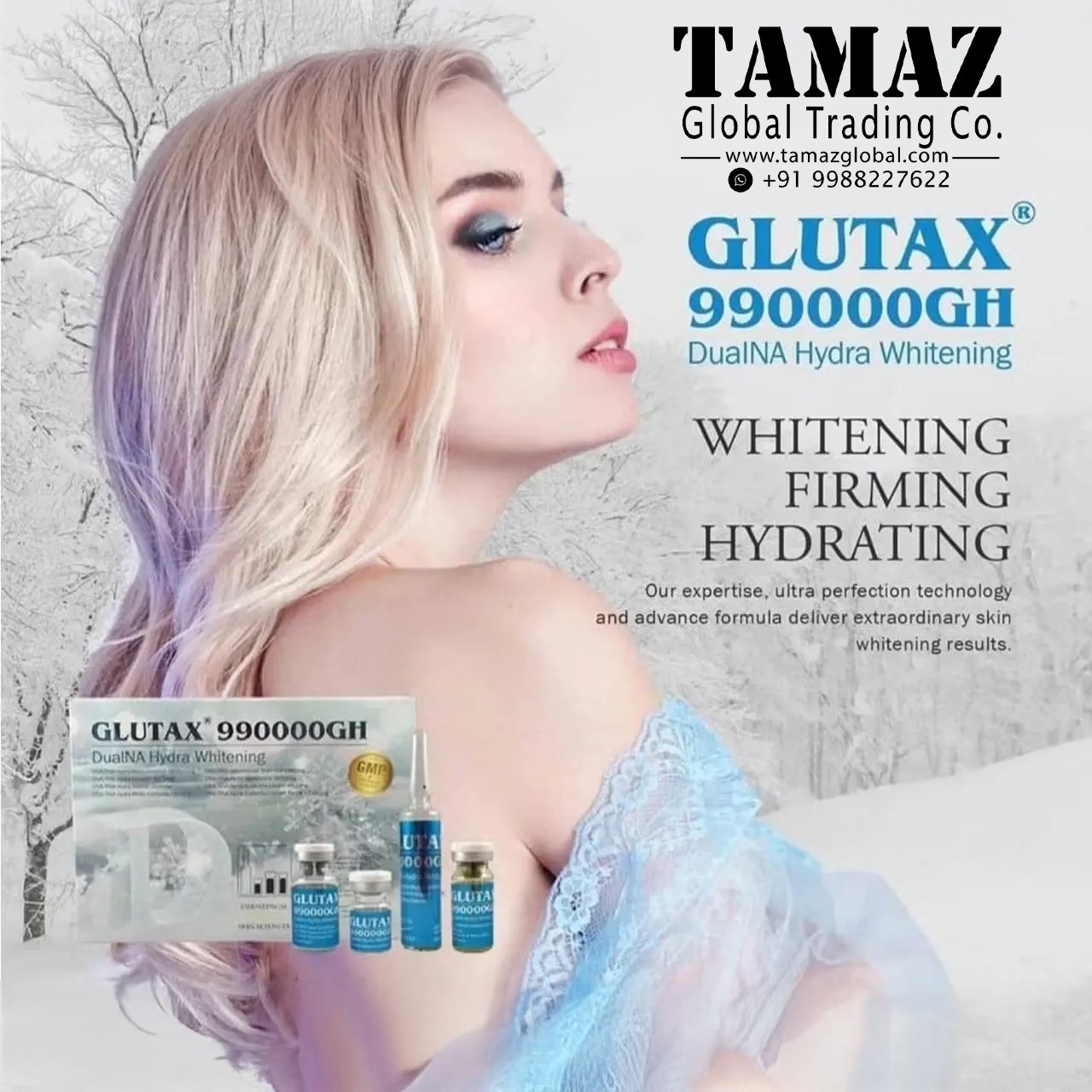 Glutax 990000GH Dualna Hydra Whitening Glutathione Injections