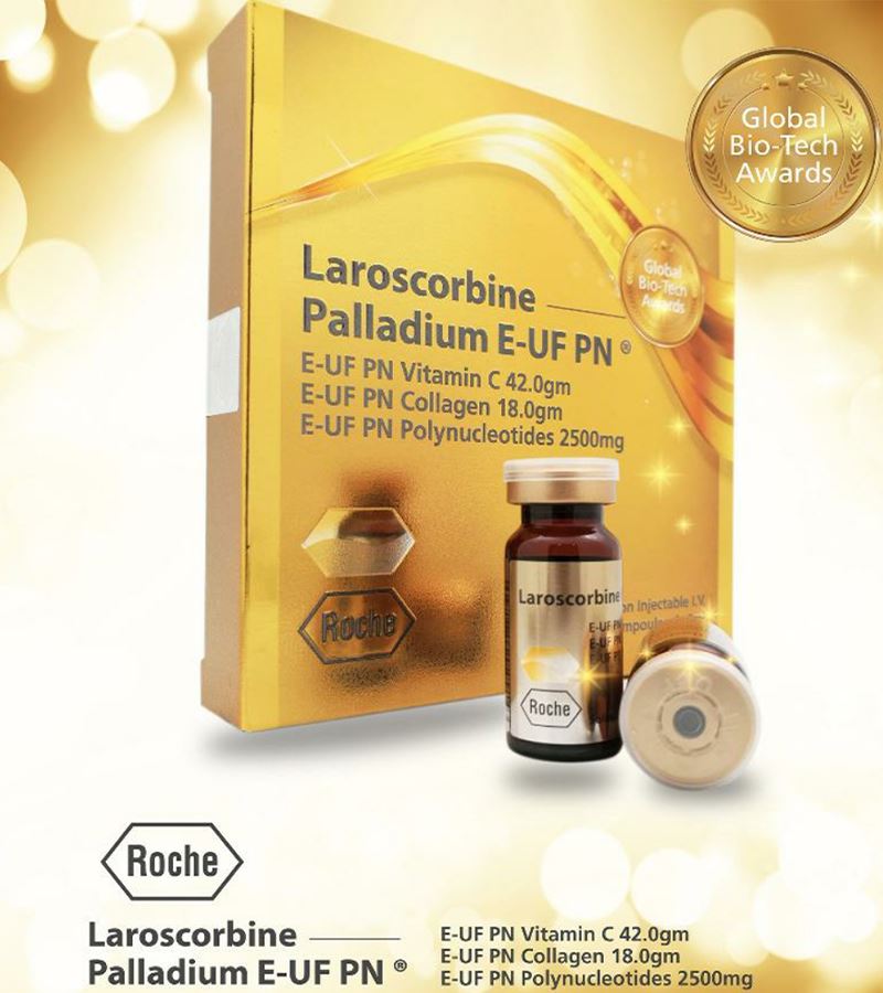 Laroscorbine Palladium Gold Box Vitamin C 42G & Collagen 15Gram