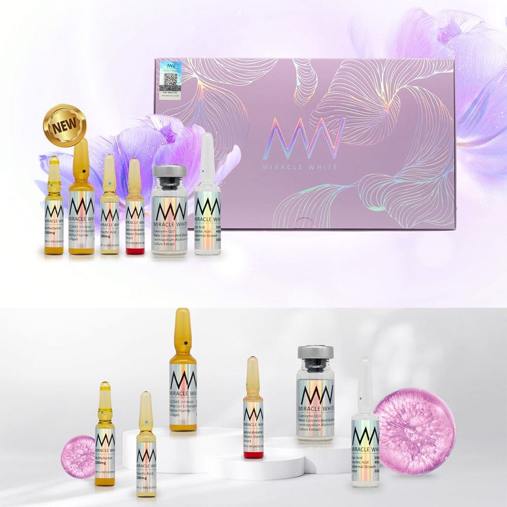 Miracle White 60000mg Glutathione Injection With SLC24A5