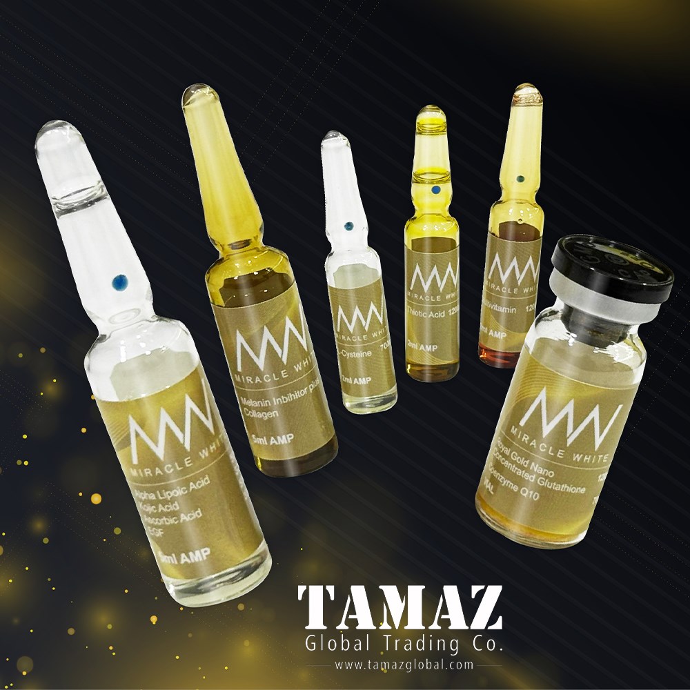 Miracle White  Royal Gold 120000mg Glutathione Injection