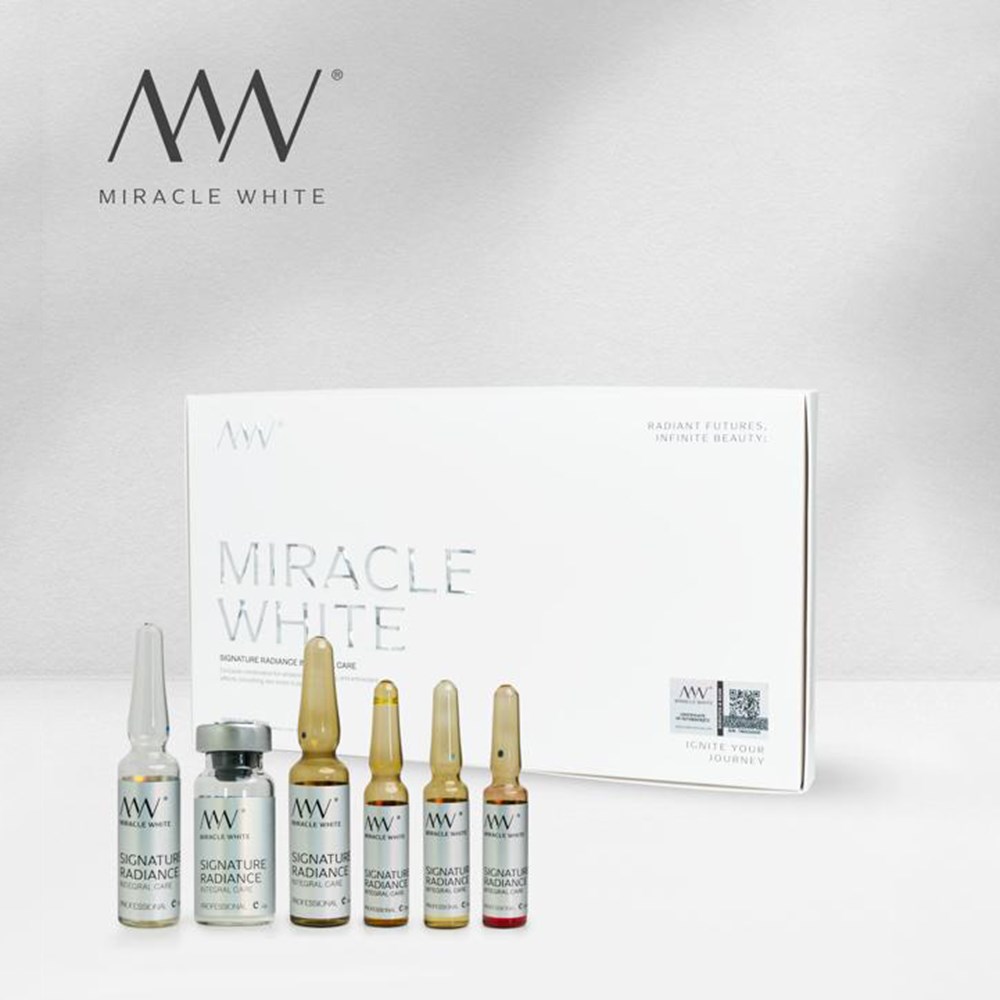 Miracle White 80,000mg Glutathione Injection White Box