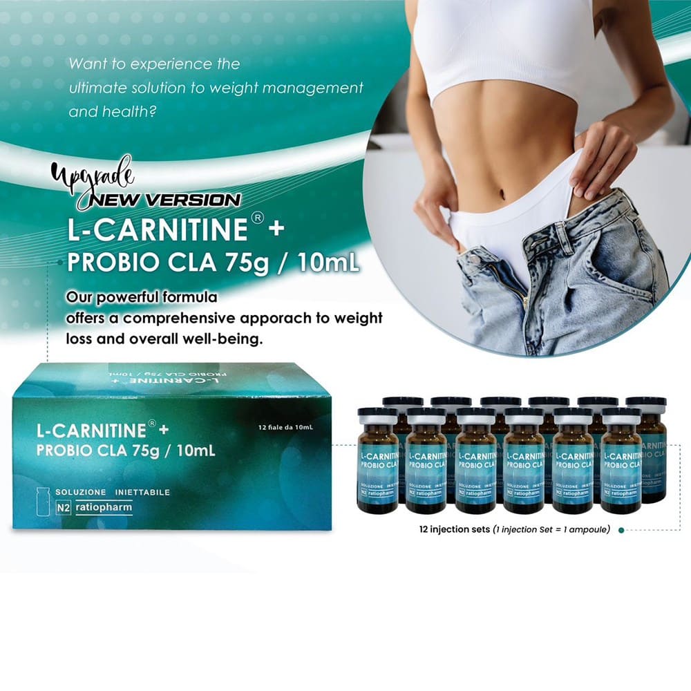 Ratiopharm L-Carnitine 75 Gram Probio CLA injection
