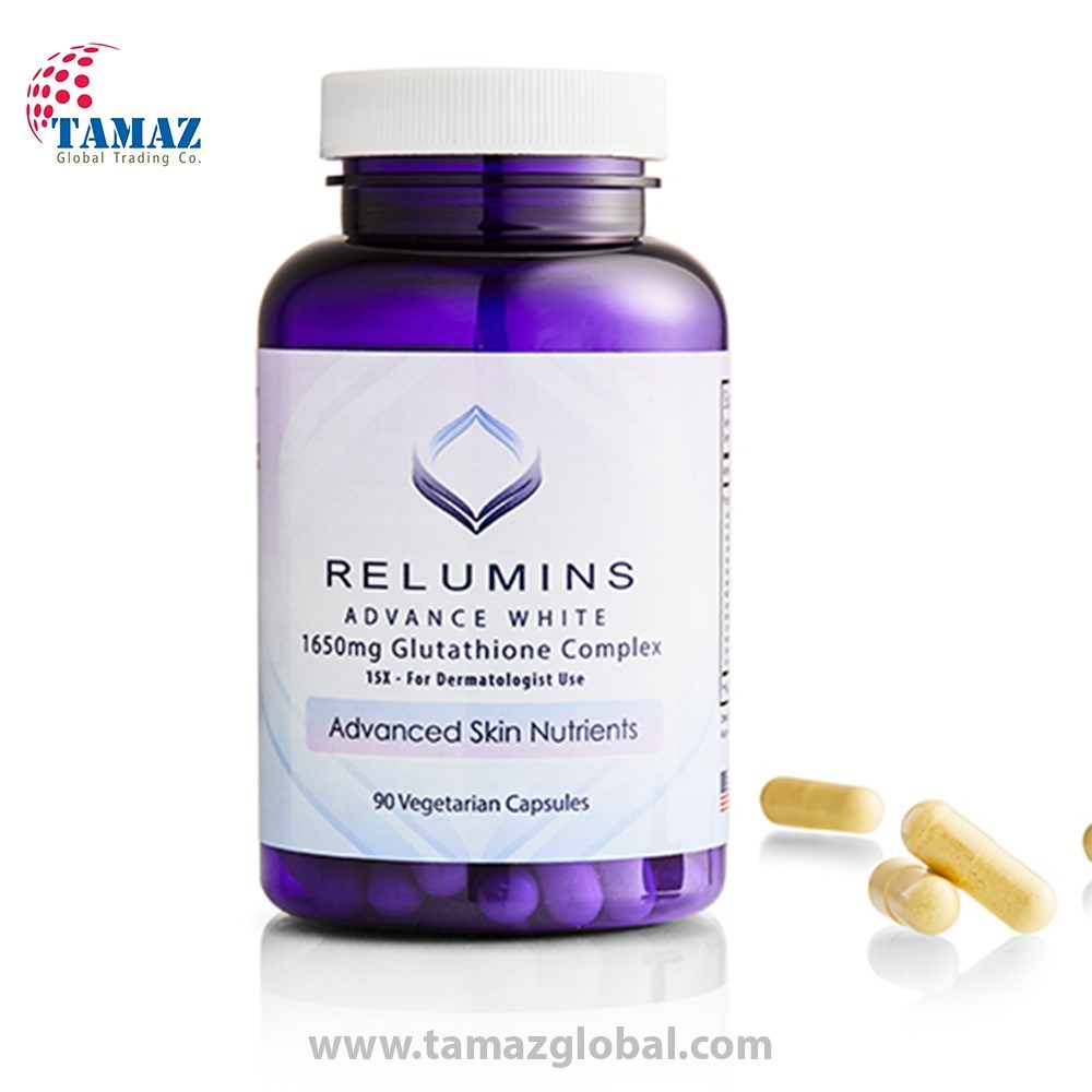 Relumins 1650mg Glutathione Complex 90 Capsules
