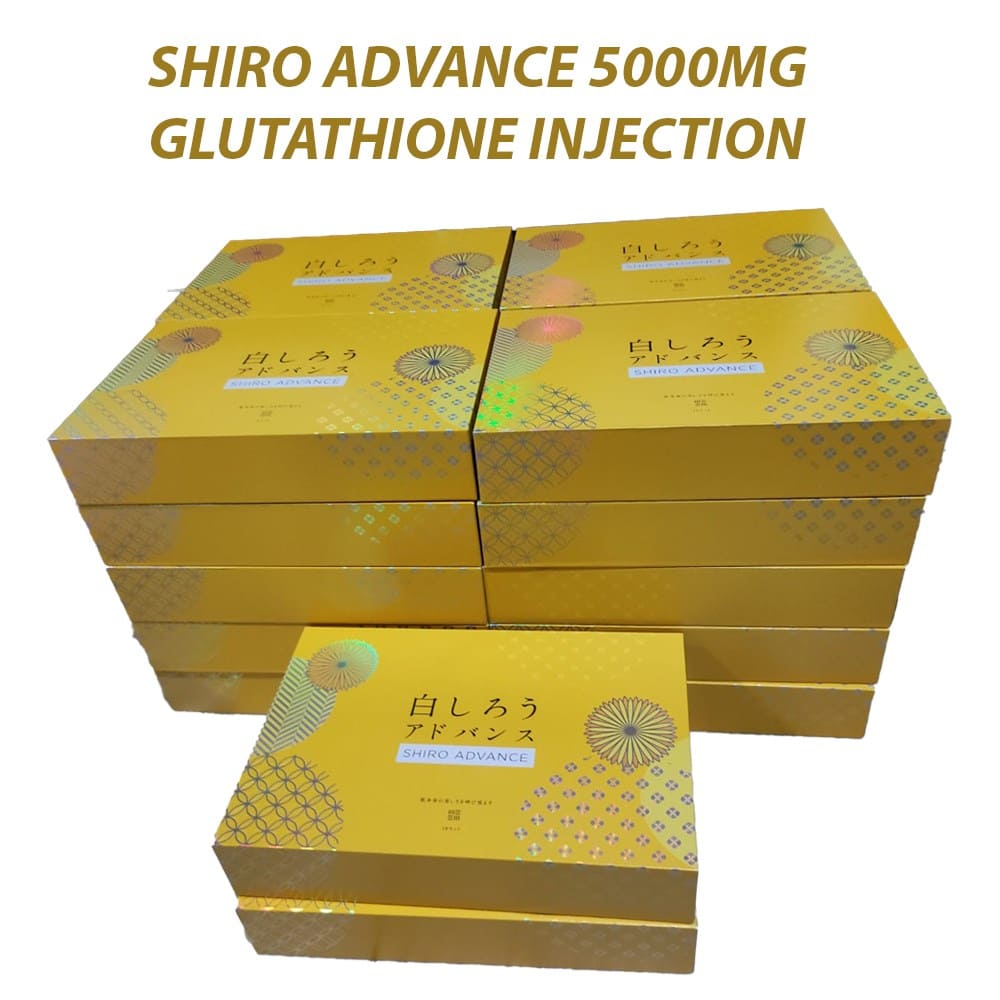 Shiro Pro Drip Glutathione 5000mg Skin Whitening Injections