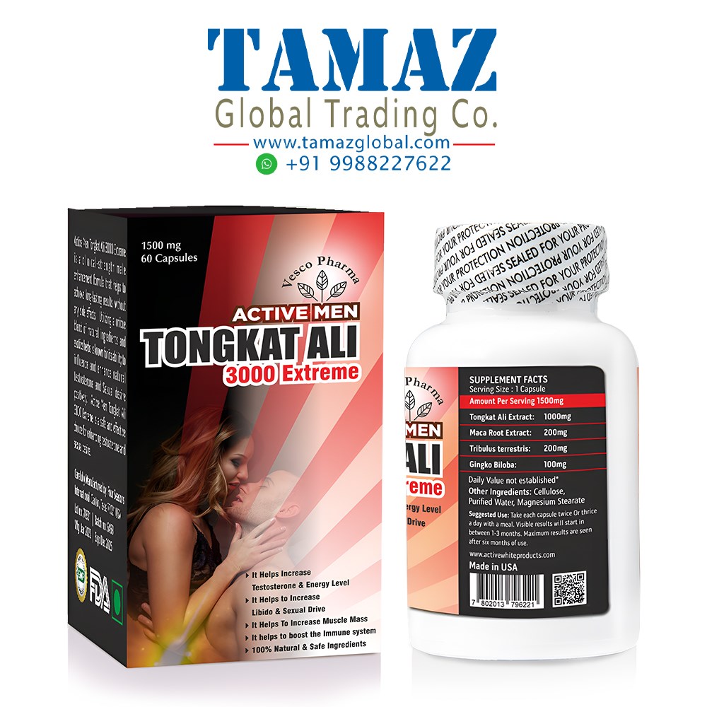 Vesco Pharma Active Men Tongkat Ali 3000 Extreme