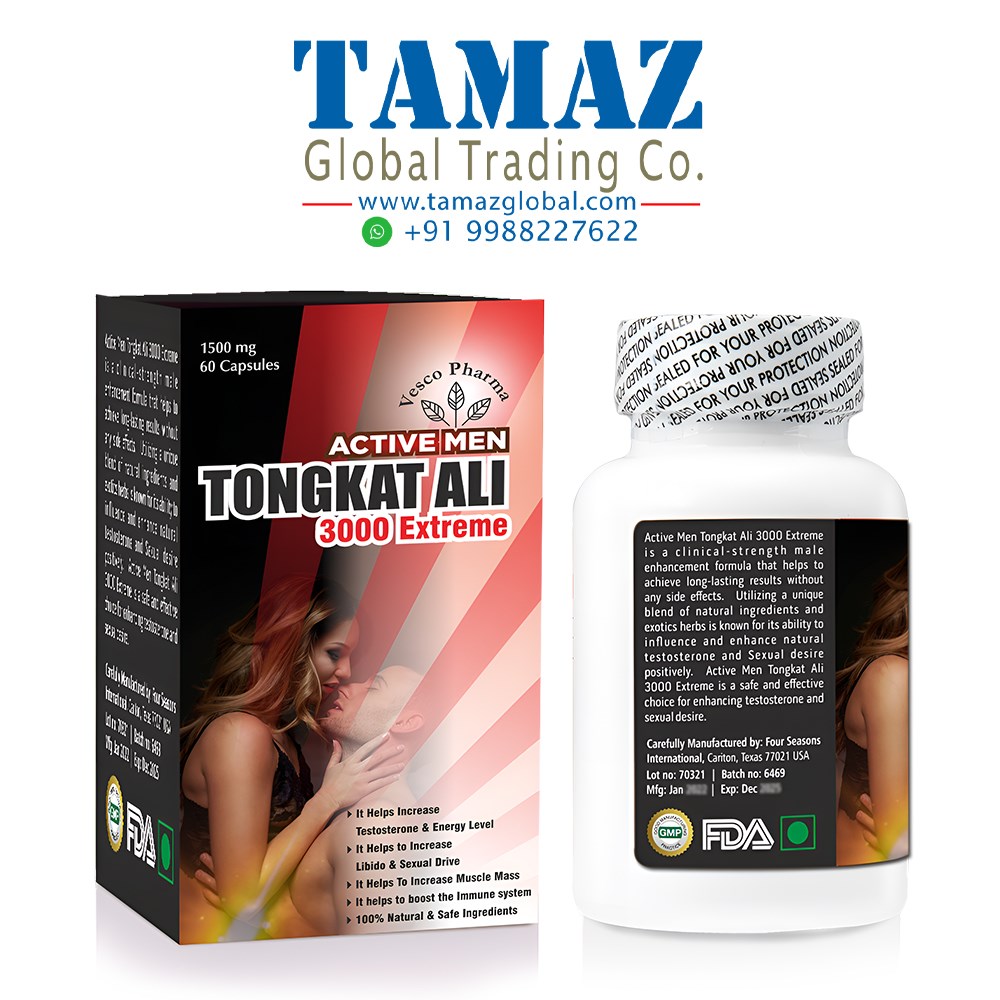 Vesco Pharma Active Men Tongkat Ali 3000 Extreme